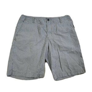 Tommy Bahama Men's Seersucker Chino Shorts Multi Color Stripe Size 34 Flat Front